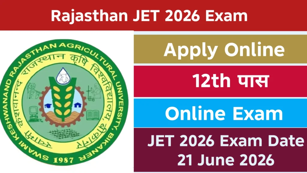 Rajasthan JET 2026 Notification