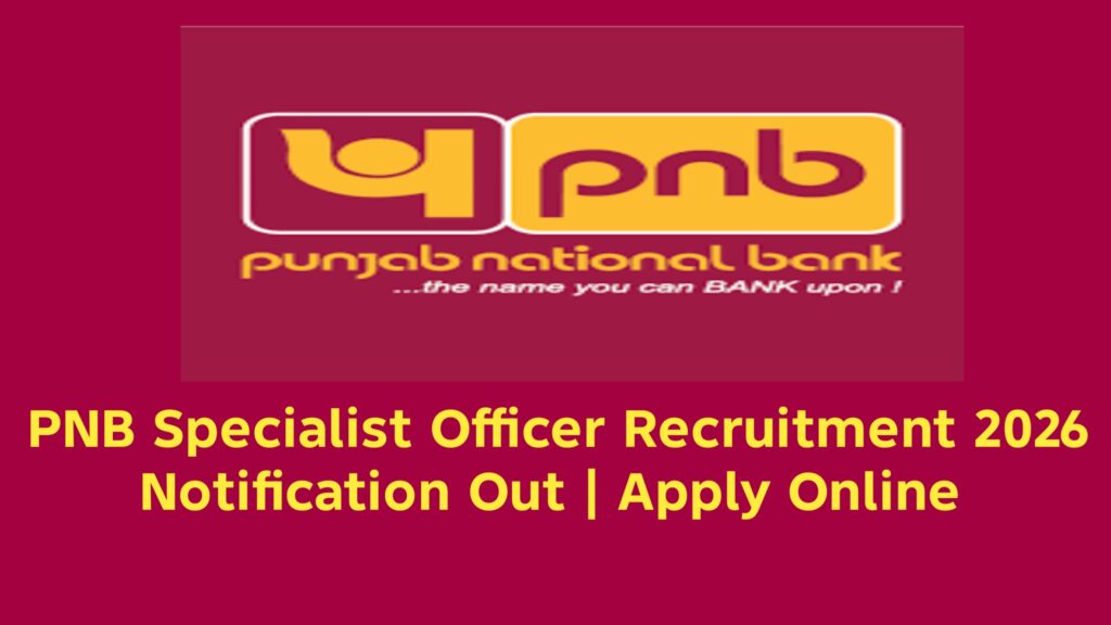 PNB SO Engineer Vacancy 2026