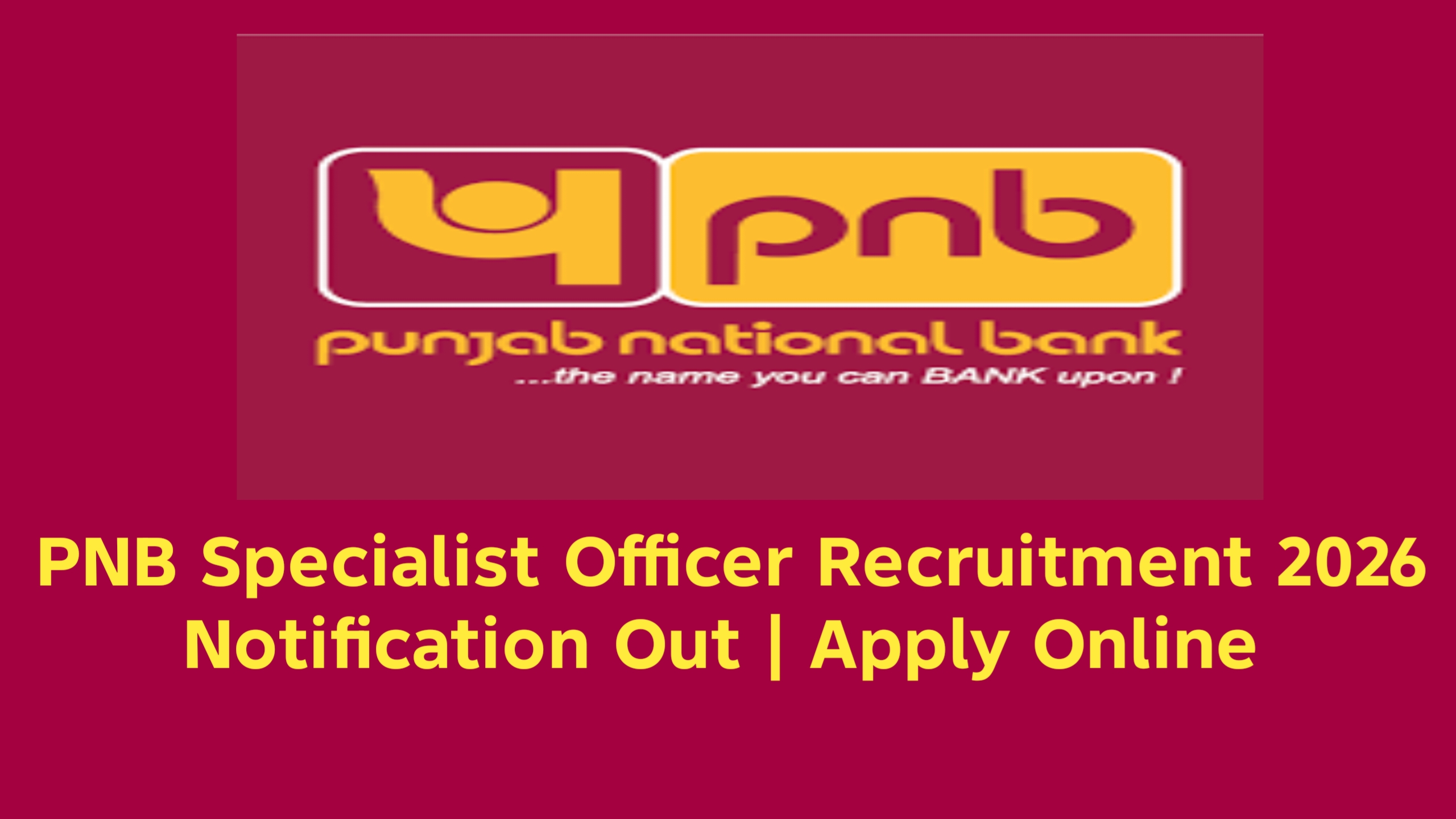 PNB SO Engineer Vacancy 2026