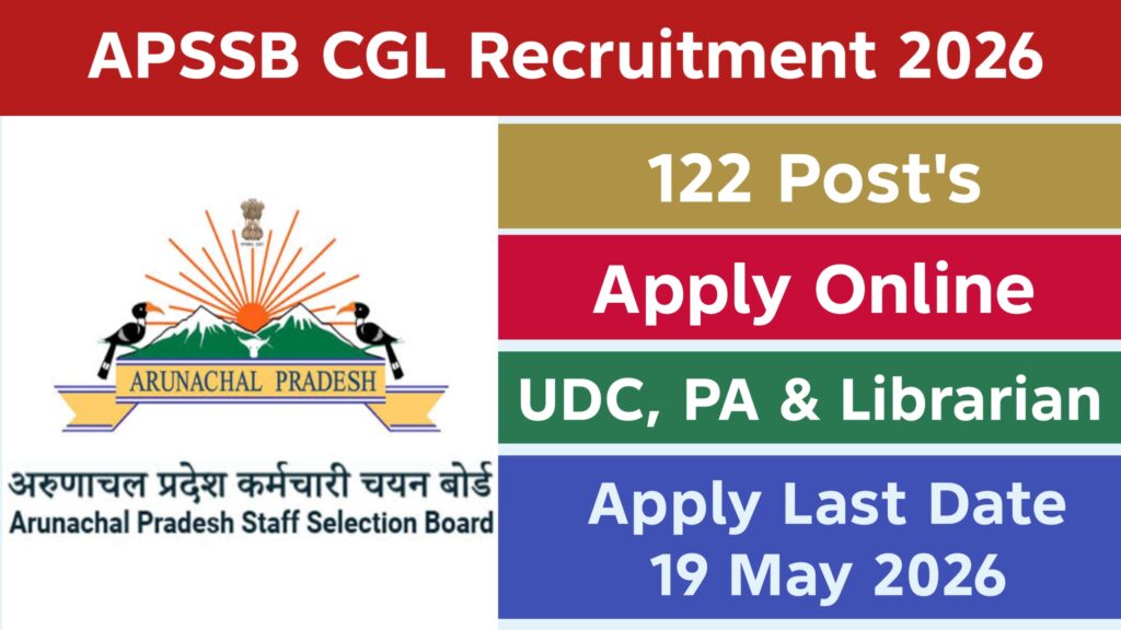 APSSB CGL New Recruitment 2026