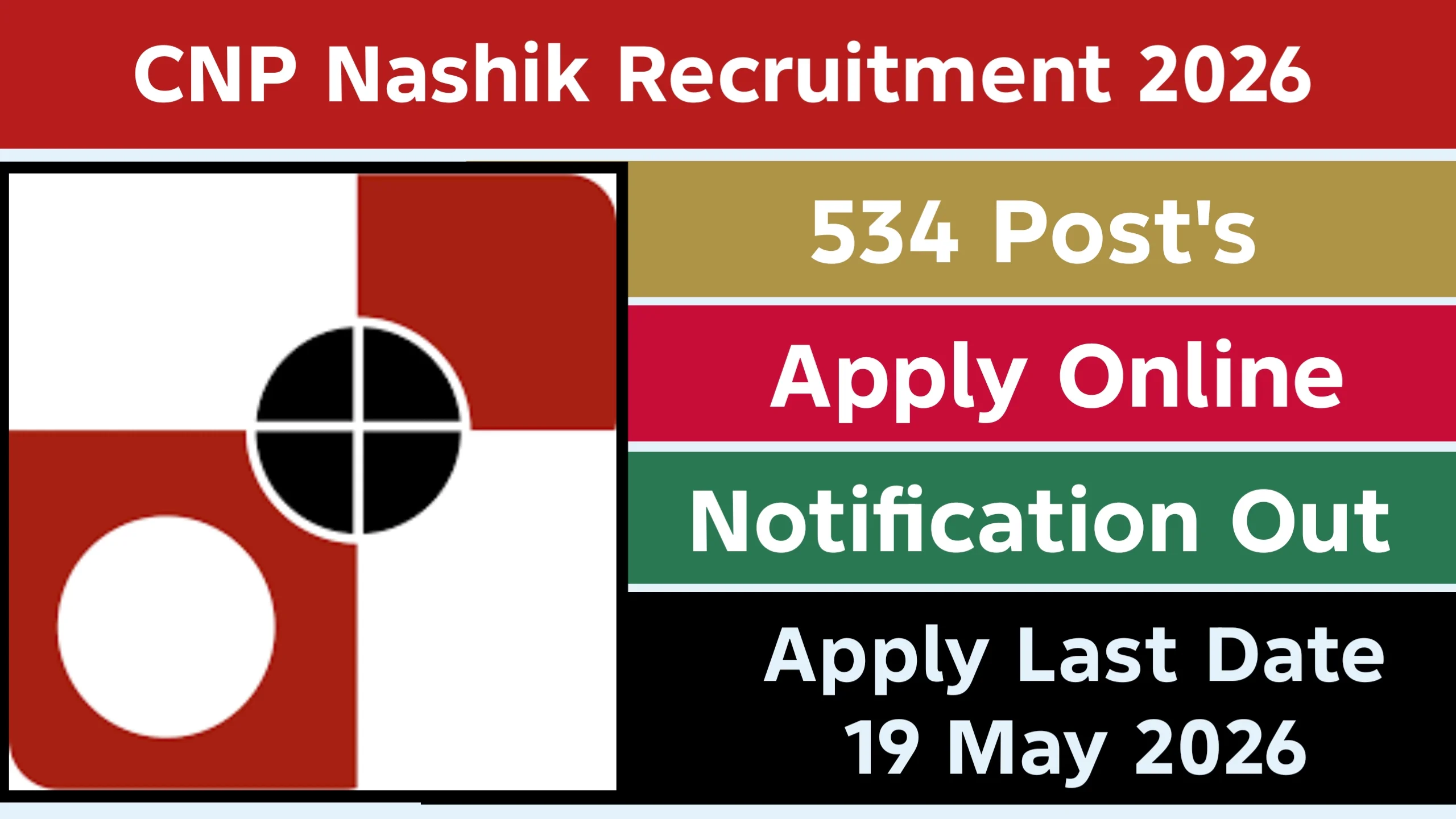 CNP Nashik Recruitment 2026