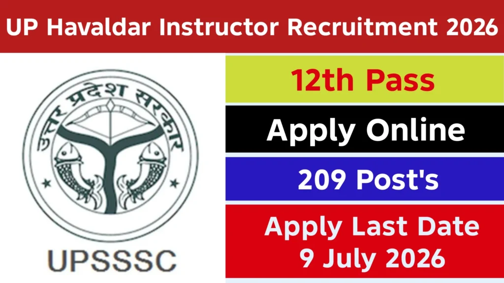 UP Havaldar Instructor Recruitment 2026