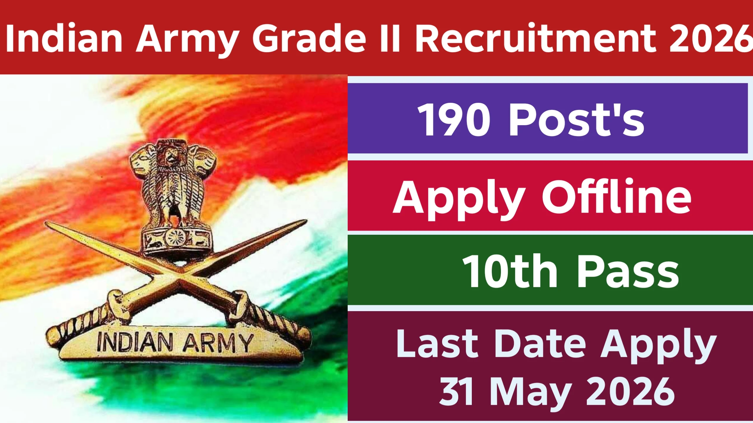 Indian Army CSBO Group C Recruitment 2026