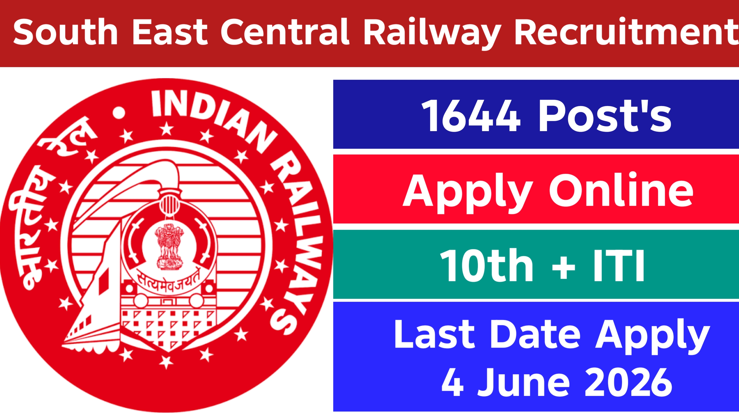 South East Central Railway Recruitment 2026