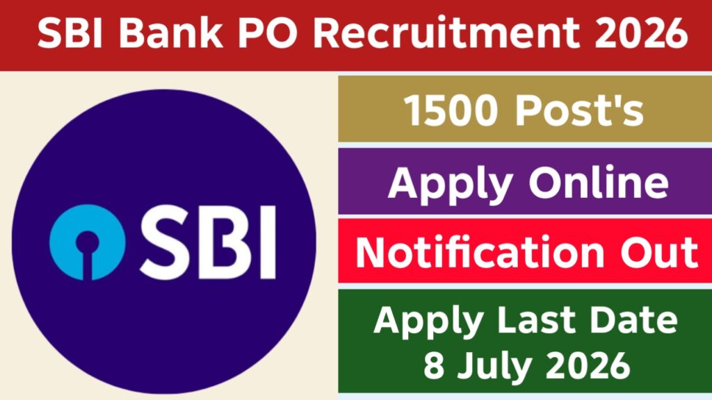 SBI Bank PO Recruitment 2026